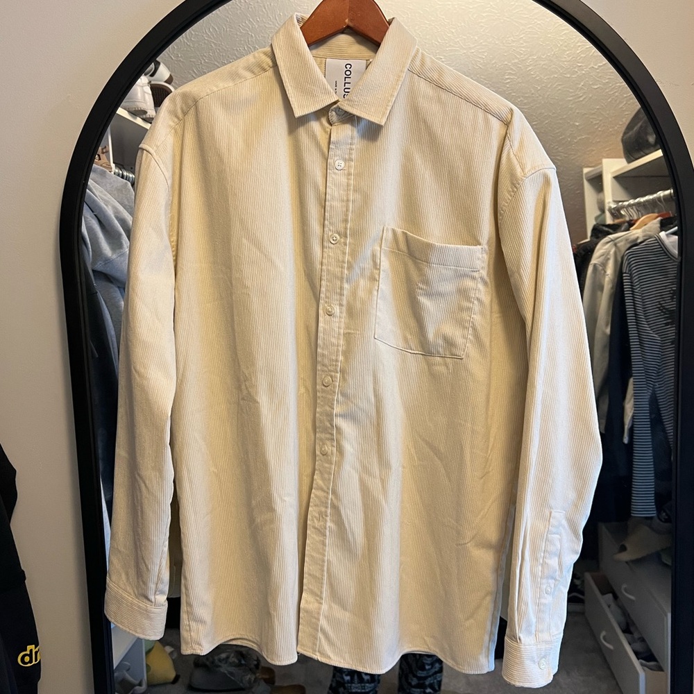 collusion cord shirt
